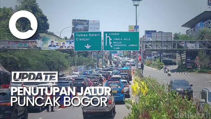 Catat! Jalur Puncak Akan Ditutup Total saat Malam Tahun Baru