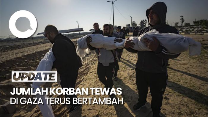 Jumlah Warga Palestina yang Tewas di Gaza Tembus 20 Ribu