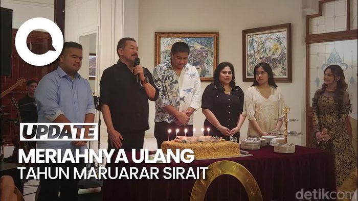 Kapolri-Jaksa Agung Bersenandung di HUT ke-54 Maruarar Sirait