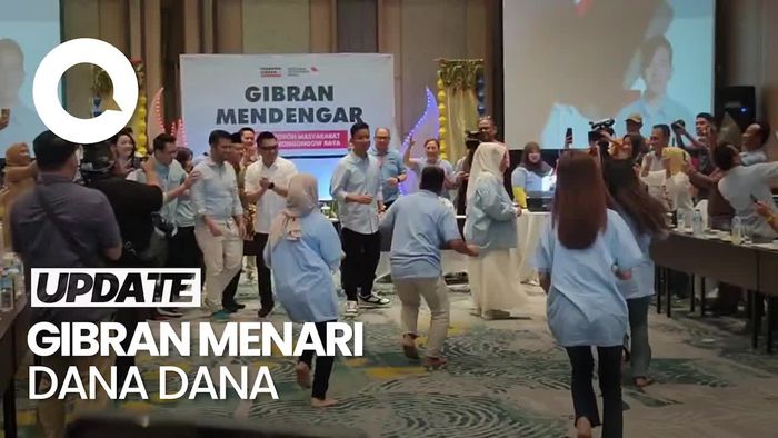 Momen Gibran Menari Dana Dana saat Bertemu Warga Bolaang Mongondow