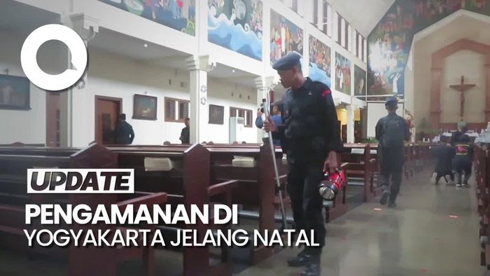 Jelang Natal, Gegana Brimob Polda DIY Sterilisasi 44 Gereja