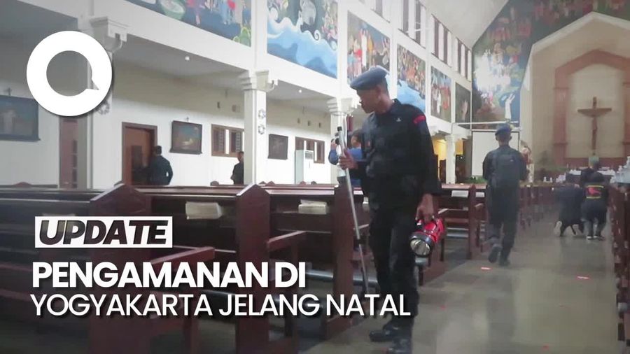Jelang Natal, Gegana Brimob Polda DIY Sterilisasi 44 Gereja