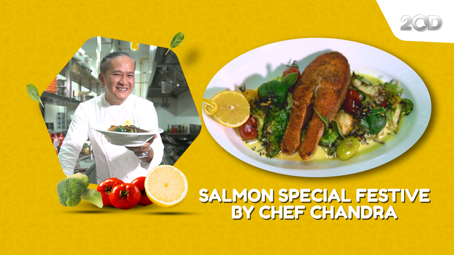 Salmon Special Festive, Suguhan Natal ala Chef Chandra untuk Keluarga 