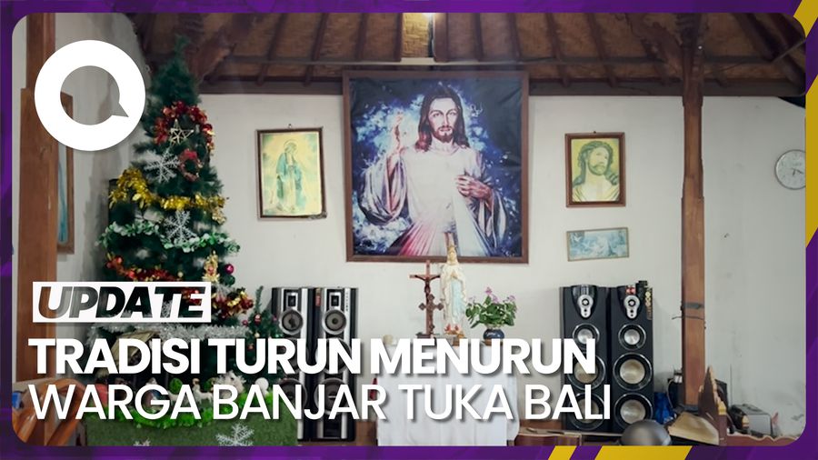 Warga Banjar Tuka Meriahkan Natal dengan Pertahankan Tradisi Bali