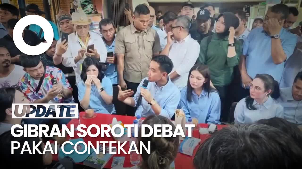 Gibran Soal Debat Cawapres: Yang Lain Pakai Contekan, Saya Harus Hafal