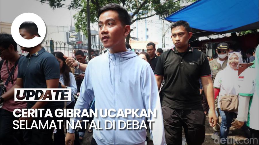 Gibran Cerita Punya 2 Detik Terakhir Ucapkan Selamat Natal saat Debat