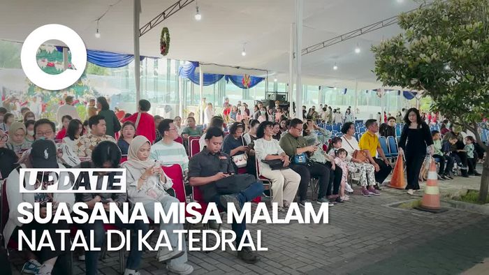 Kapolri-Muhadjir Effendy Tinjau Misa Malam Natal di Gereja Katedral Jakarta