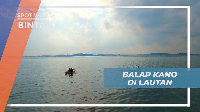 Mengisi Liburan Dengan Adu Cepat Balap Kano di Pantai Pulau Pasir, Bintan