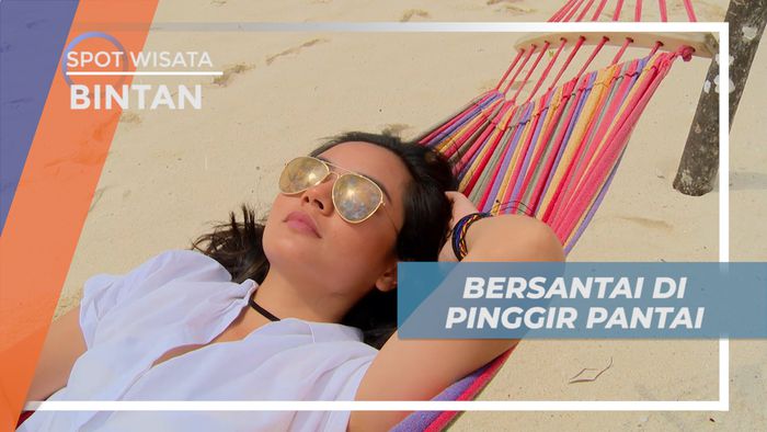Bersantai Hilangkan Penat, Menikmati Semilir Angin Pantai di Pulau Pasir, Bintan
