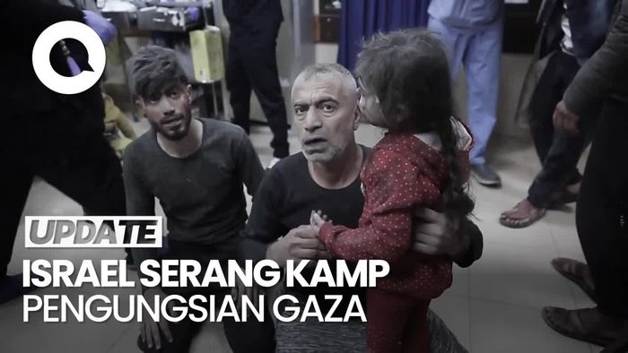 Kamp Pengungsian di Gaza Digempur Rudal Israel, 60 Orang Tewas