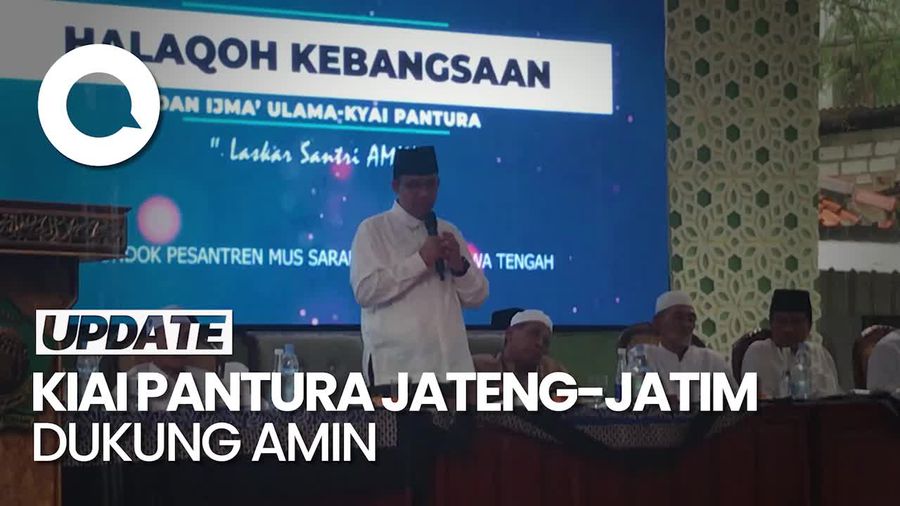 Anies Sambut Dukungan Pengasuh Pesantren dan Kiai Pantura Jateng-Jatim