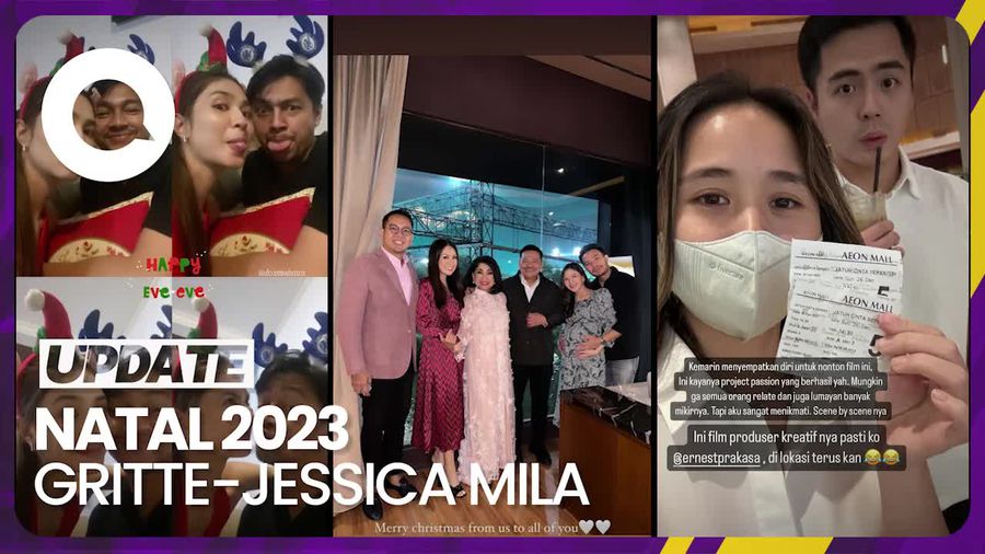 Momen Perayaan Natal Pasangan Selebriti Baru 2023