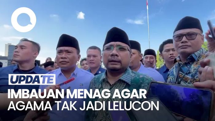 Menag Yaqut Minta Agama Tak Dijadikan Lelucon Politik