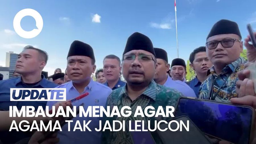 Menag Yaqut Minta Agama Tak Dijadikan Lelucon Politik