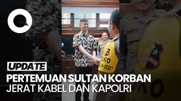 Sultan Korban Jerat Kabel Ketemu Kapolri, Cerita Mau S2 di Inggris