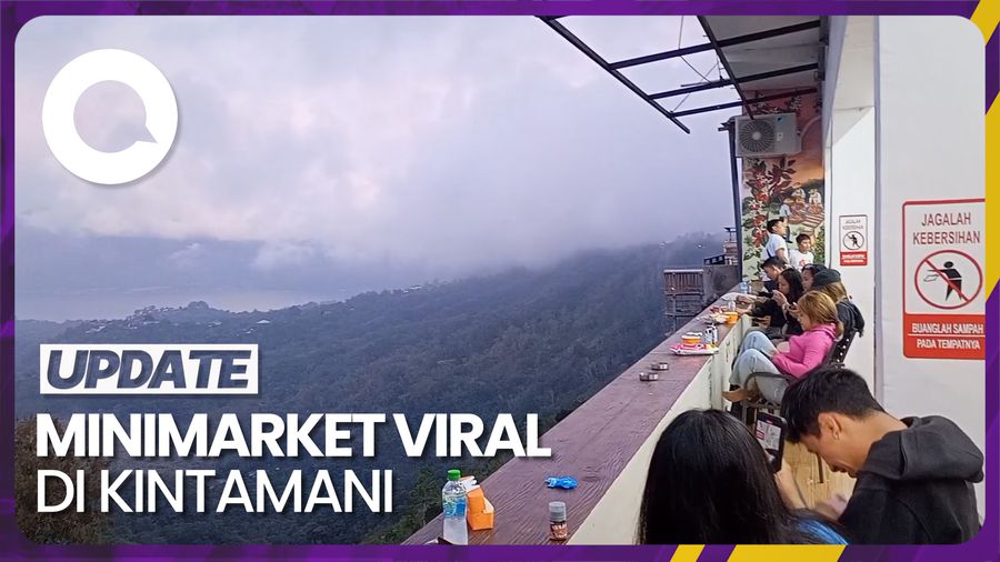 Minimarket dengan View Tercantik di Indonesia, Ada di Kintamani Lho!
