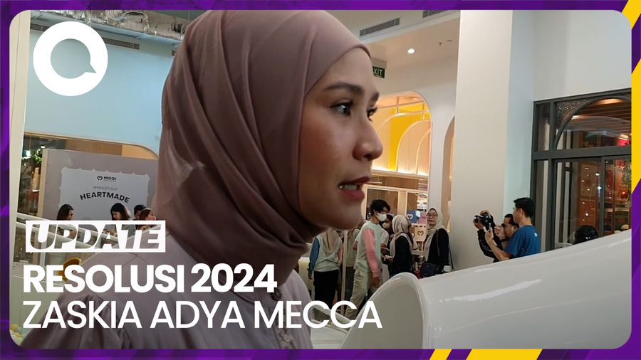 Resolusi Zaskia Adya Mecca di Tahun 2024: Palestina Bisa Free