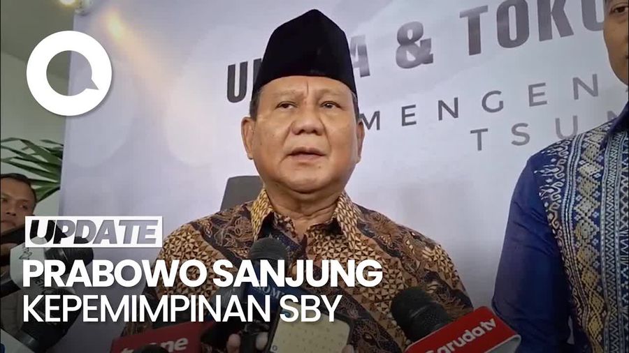 Prabowo Sanjung Awal Kepemimpinan SBY Mampu Hadapi Krisis Besar