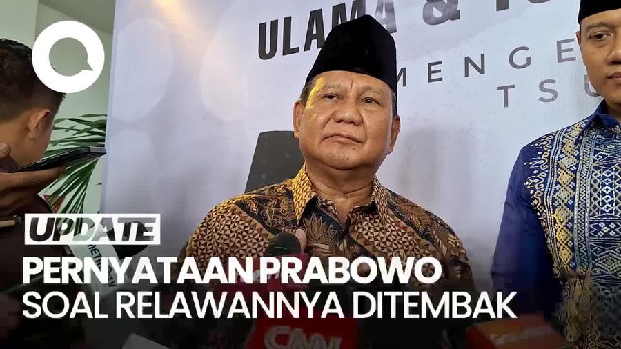 Prabowo Prihatin Relawannya Ditembak, Harap Motif Segera Ditemukan