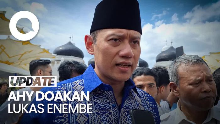 AHY Sampaikan Duka dan Doa Atas Meninggalnya Lukas Enembe