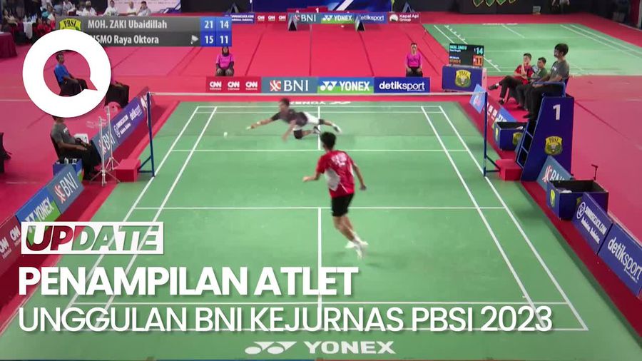 Pertandingan Atlet Unggulan BNI Kejurnas PBSI 2023