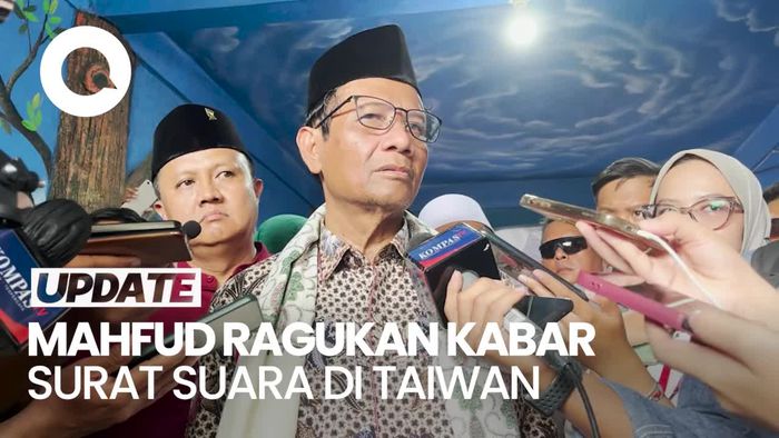 Mahfud Tak Percaya Kabar Surat Suara Telah Tiba di Taipei