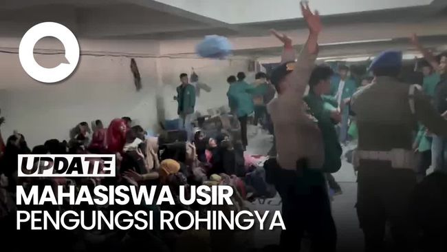 Viral Mahasiswa Aceh Bawa Paksa Pengungsi Rohingya Ke Kemenkumham