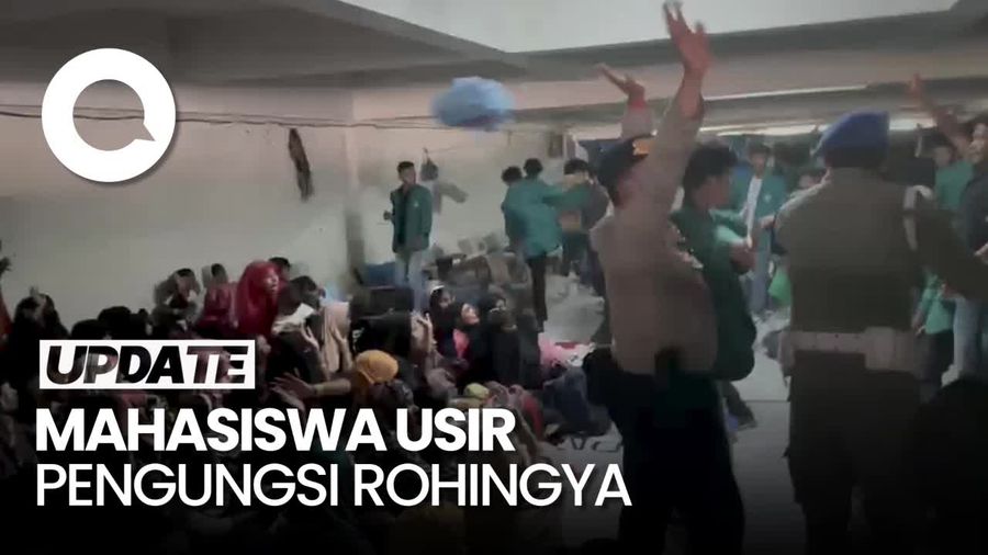 Viral Mahasiswa Aceh Bawa Paksa Pengungsi Rohingya ke Kemenkumham