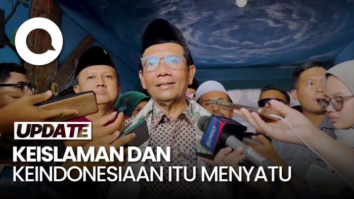 Kunjungi Ponpes di Sukabumi, Mahfud Bicara Islam dan Indonesia Menyatu