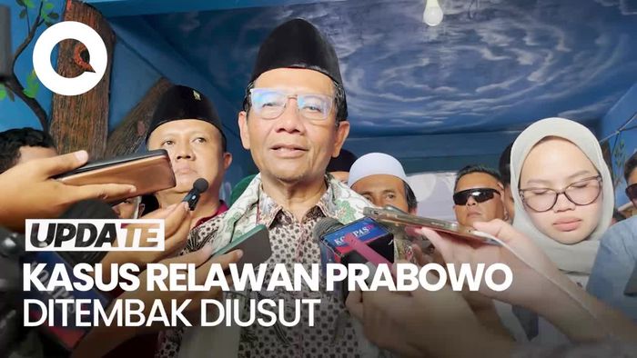 Mahfud Minta Polisi Usut Kasus Relawan Prabowo Ditembak