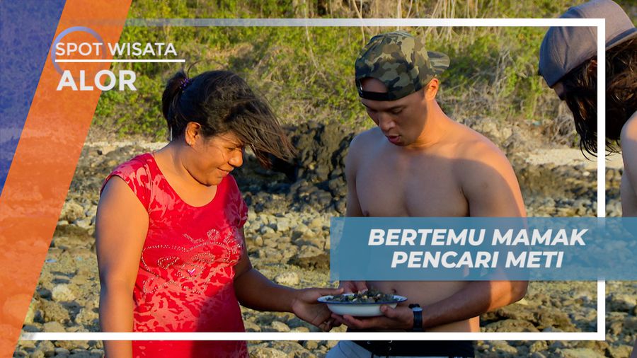 Bertemu Ibu-ibu Pencari Meti, di Tepi Laut yang Sedang Surut, Alor
