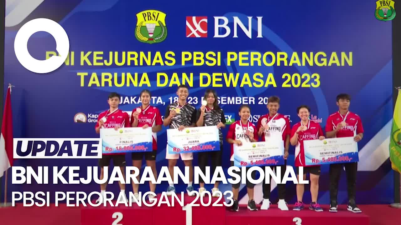 Rekapan Pertandingan BNI Kejuaraan Nasional PBSI Perorangan 2023