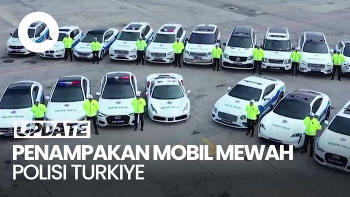 Polisi Turkiye Sulap Mobil Mewah Sitaan jadi Kendaraan Patroli
