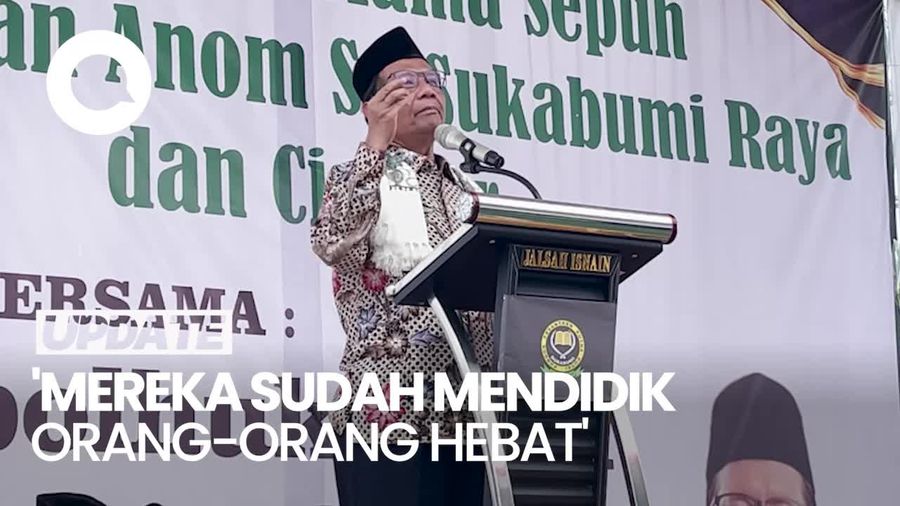 Mahfud Janjikan Guru Pesantren Digaji Pemerintah