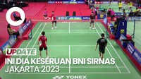 Pertandingan Semifinal BNI Sirnas Jakarta 2023