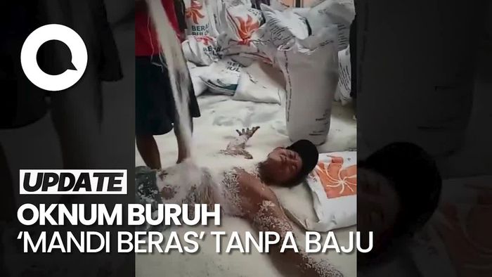 Oknum Buruh Mandi Beras, Bulog Bakal Beri Tindakan Tegas!