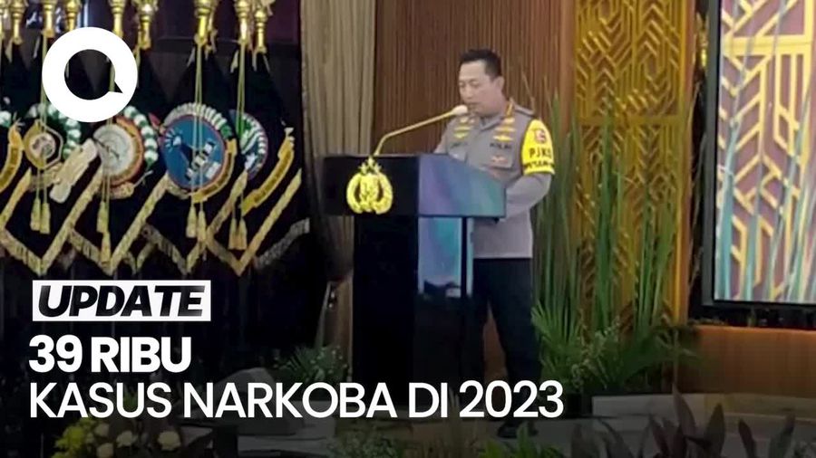 Polri Tangani 39 Ribu Kasus Narkoba Selama 2023, Barang Bukti Capai Rp 12 T