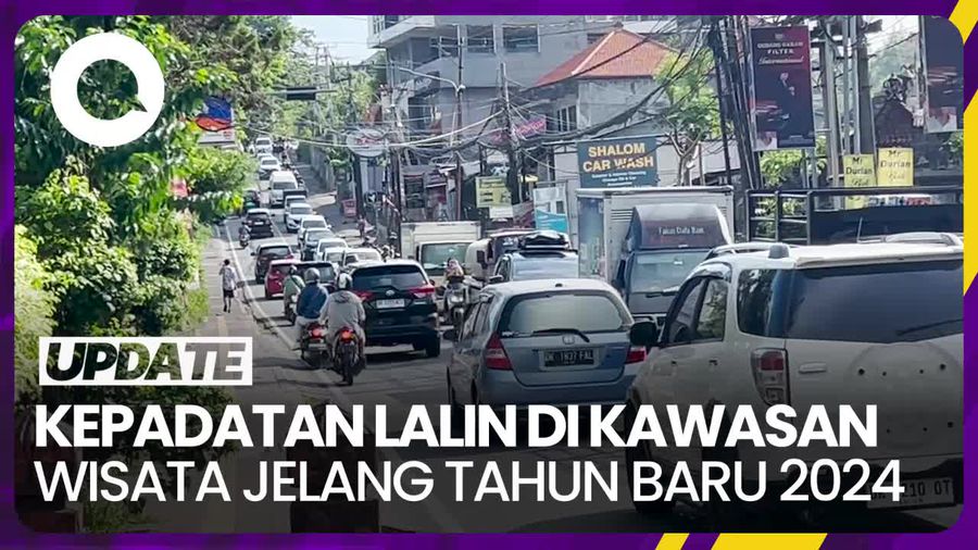 Sejumlah Ruas Jalan Menuju Kawasan Wisata di Bali Selatan Padat Merayap