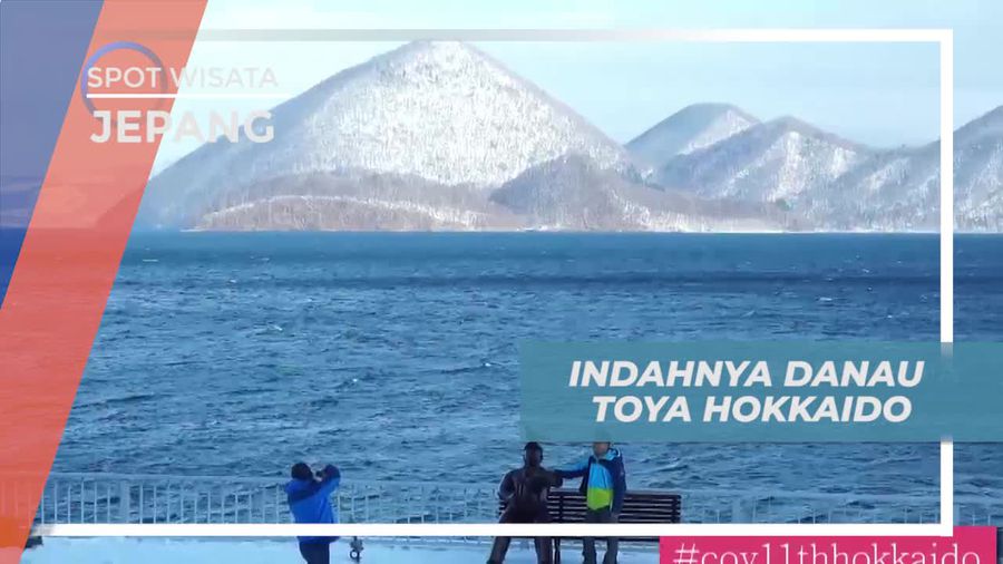 Liburan Seru Menikmati Pesona Alam Danau Toya Saat Musim Dingin, Jepang