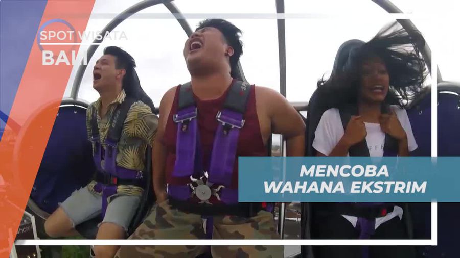 Mengumpullan Nyali Untuk Bermain Wahana Ekstrim di Bali