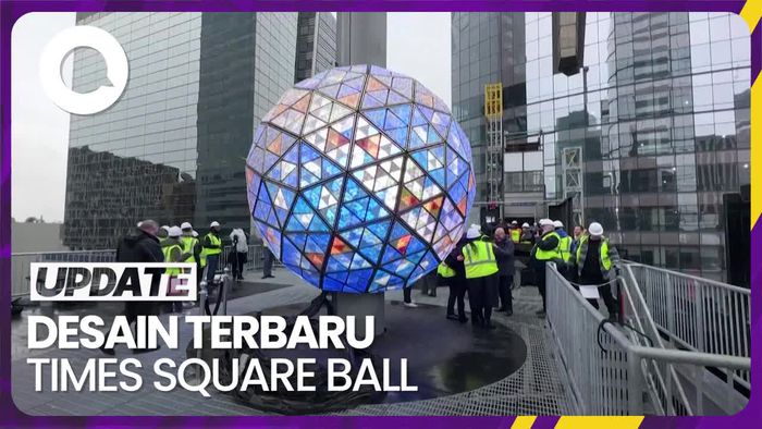 Desain Terbaru Times Square Ball untuk Malam Tahun Baru 