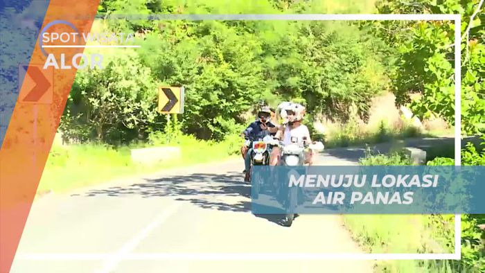 Perjalanan Seru Naik Motor Menuju Lokasi Air Panas Alami Tuti Adagae, Alor