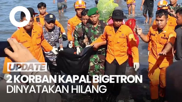 Operasi Pencarian 2 Korban Kapal Tenggelam di Mamuju Dihentikan