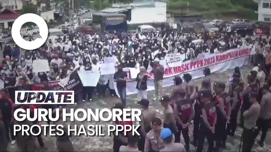 Guru Honorer di Kerinci Jambi Gelar Demo Protes Hasil PPPK