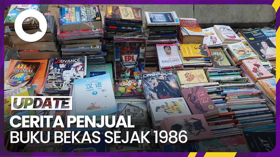 Cerita Penjual Buku Bekas di Pasar Asemka, Sudah Jualan Sejak 1986