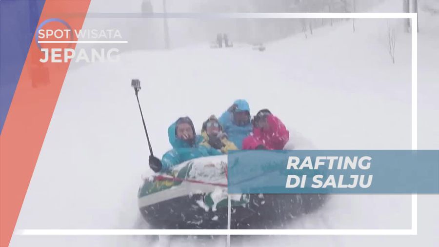 Sensasi Seru Menjajal Snow Rafting yang Memacu Adrenalin, Jepang