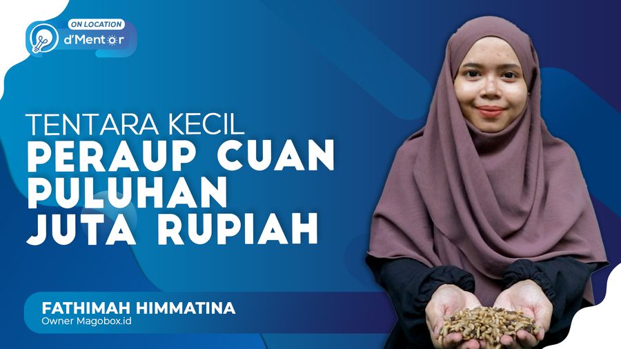 Usaha Larva Lalat Penghasil Pundi-pundi Cuan Puluhan Juta