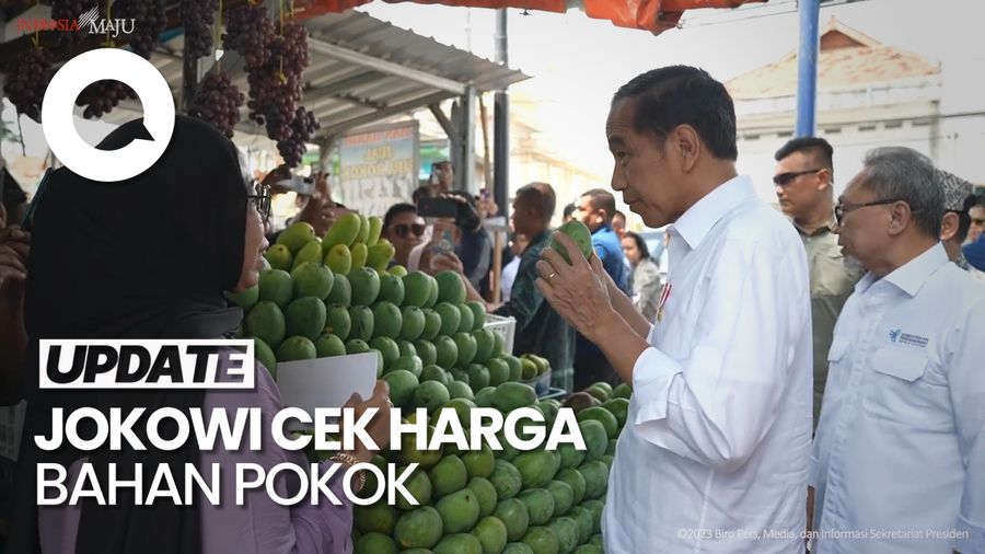 Jokowi Tinjau Pasar Rogojampi Banyuwangi, Pedagang Heboh