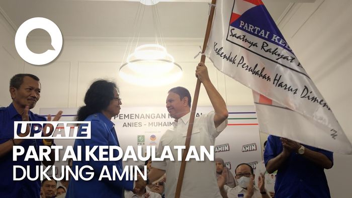 Partai Kedaulatan Deklarasikan Dukungan untuk AMIN di Pilpres 2024