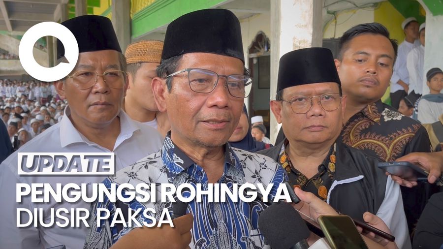 Rohingya Diusir Paksa Mahasiswa, Mahfud Singgung Bantuan Dunia saat Tsunami Aceh